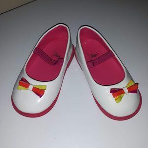 Little Girl's White Dress Shoe